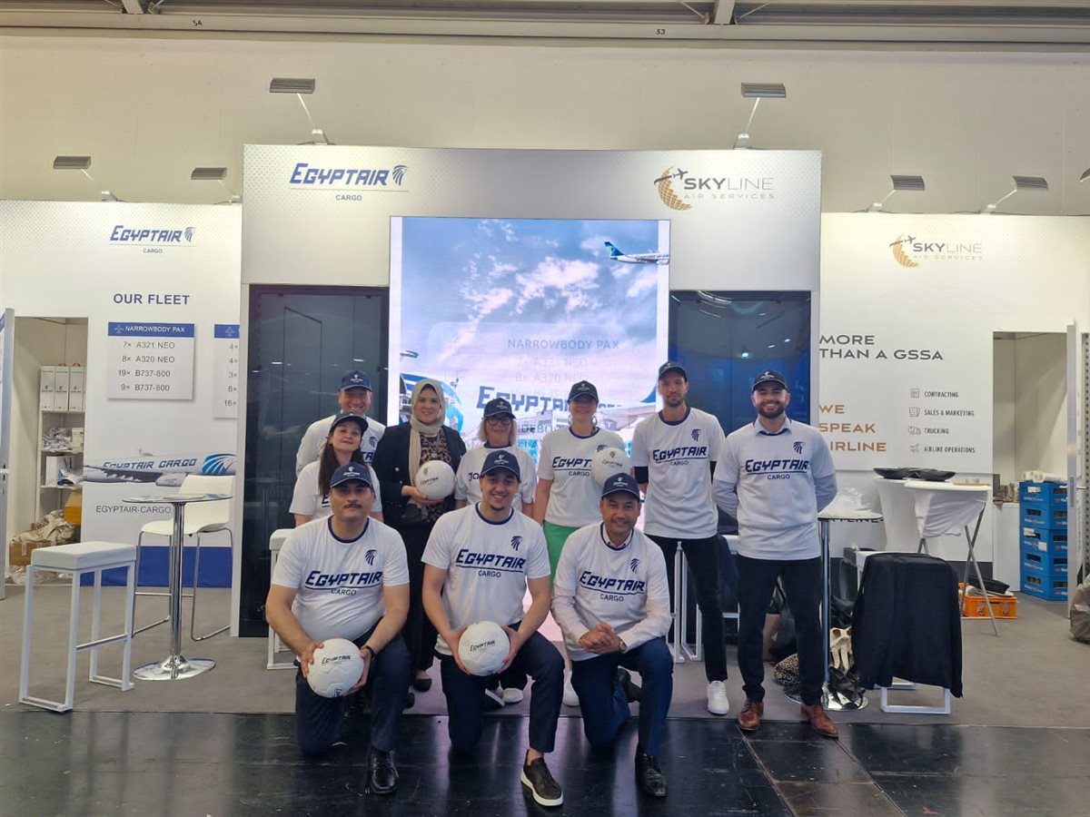 مصر للطيران للشحن الجوي تشارك في معرض AIR CARGO EUROPE 2025