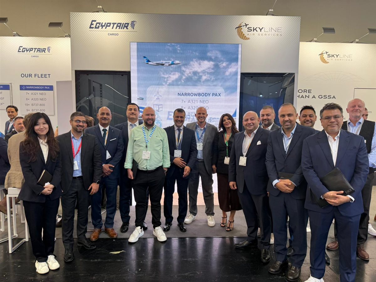 مصر للطيران للشحن الجوي تشارك في معرض AIR CARGO EUROPE 2025