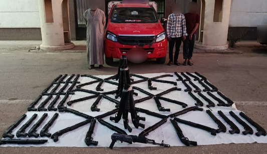 ضبط عناصر بؤر إجرامية من متجرى المواد المخدرة والأسلحة النارية غير المرخصة