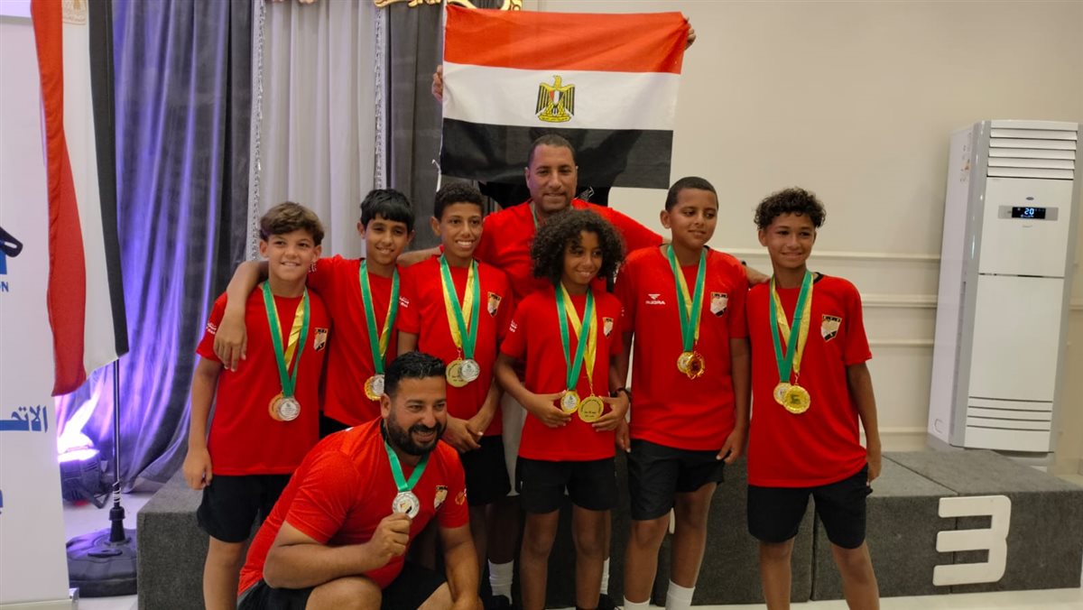 مصر تتوج بلقب البطولة العربية للتنس تحت 12 سنة
