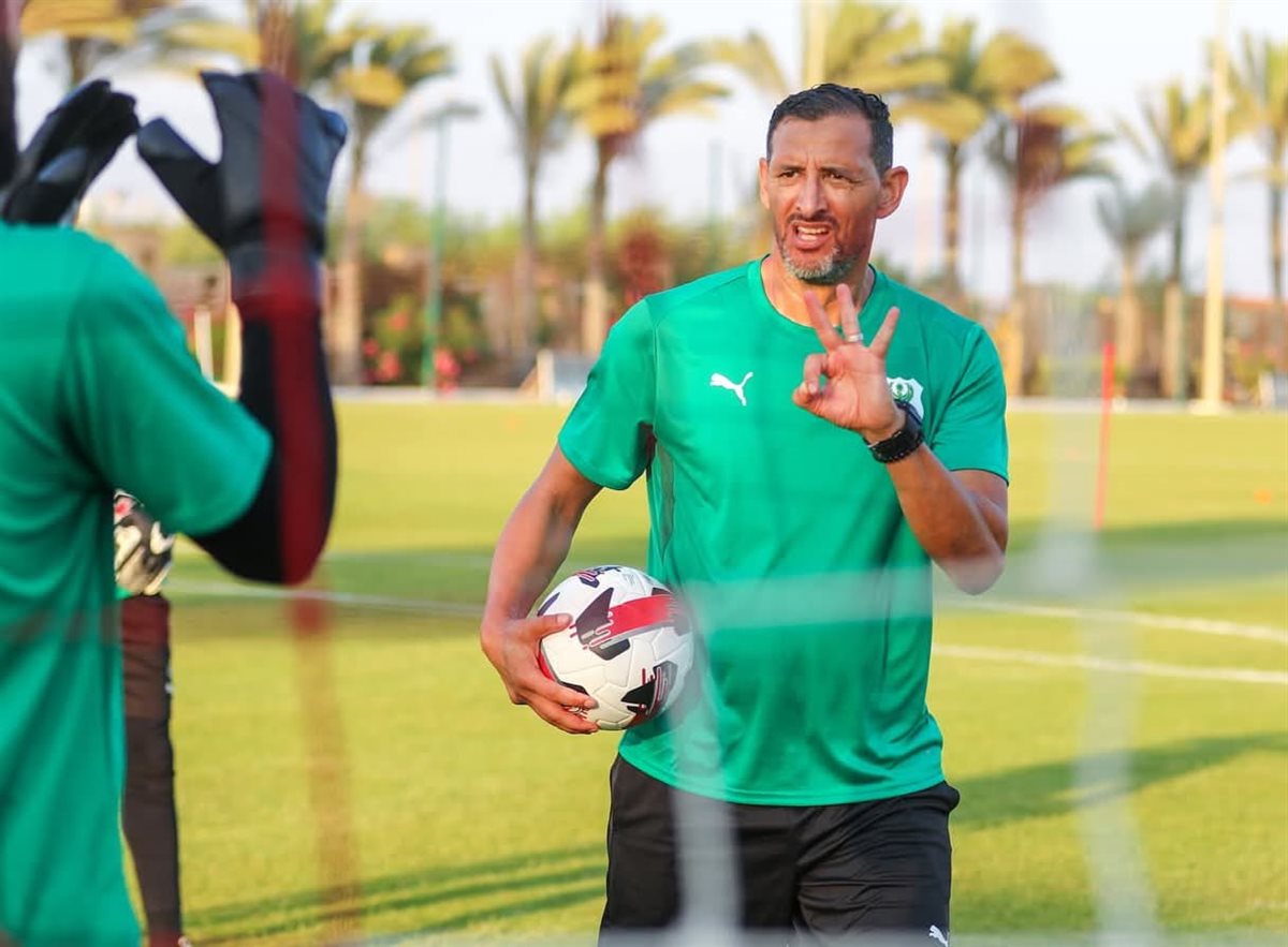 جانب من مران النادي المصري 