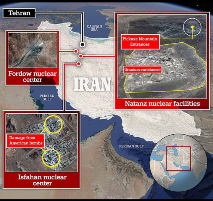 صور الأقمار الصناعية من منشآت إيران النووية