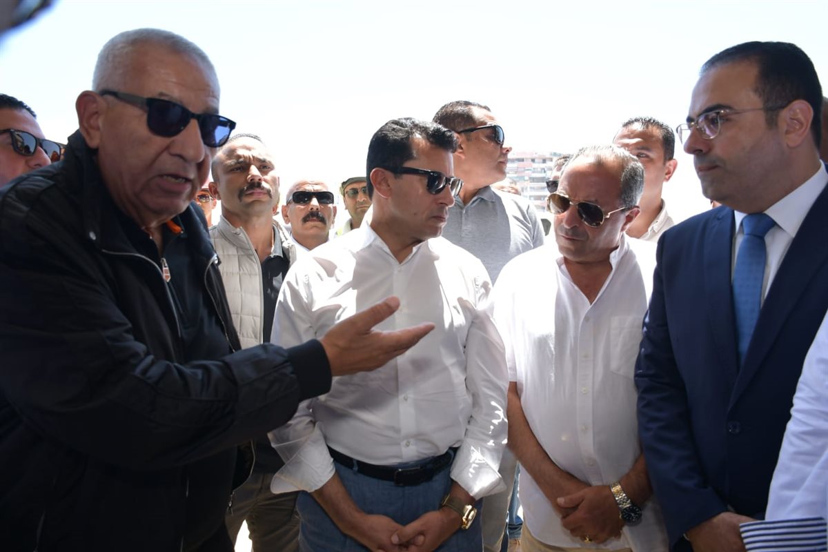 أبو علي يحضر اجتماع وزير الرياضة ومحافظ بورسعيد لمناقشة مشروع نادي المصري الجديد