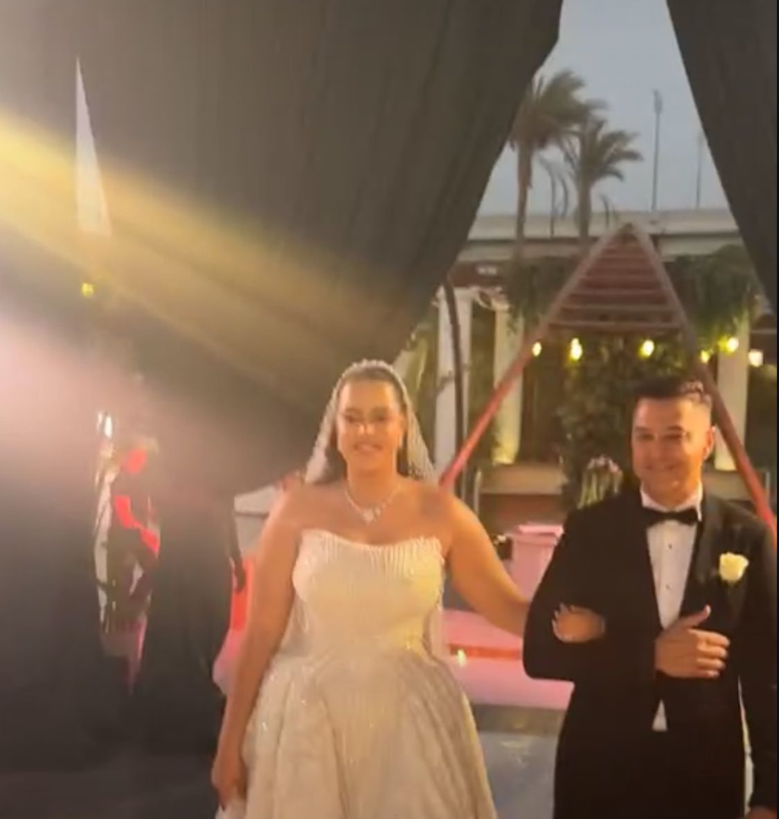 الصور الأولى من حفل زفاف ابنة الإعلامية مفيدة شيحة