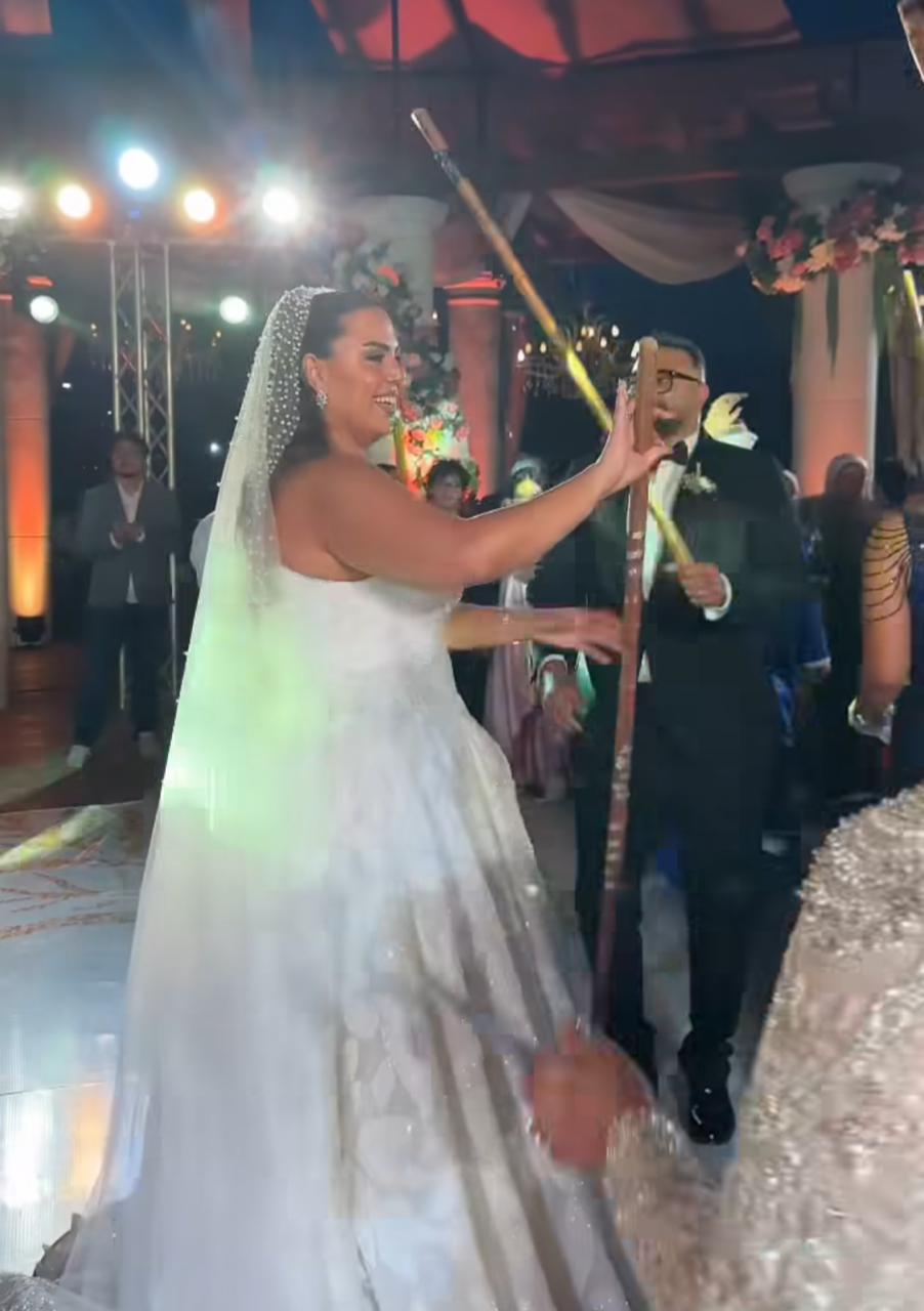 لقطات من حفل زفاف ابنة الإعلامية مفيدة شيحة