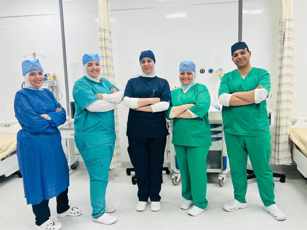 الطاقم الطبي بهيئة الرعاية الصحية ببورسعيد 