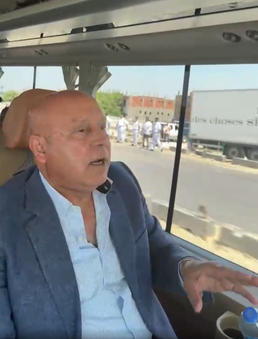 الفريق كامل الوزير يتفاجأ بحادث جديد خلال تفقده الطريق الدائري الإقليمي