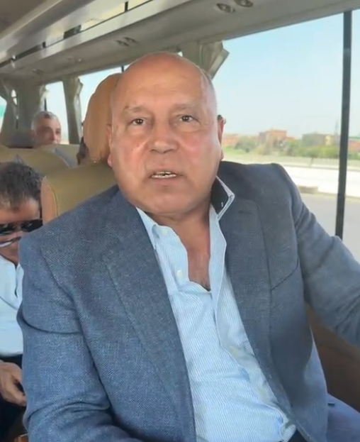 الفريق كامل الوزير يتفاجأ بحادث جديد خلال تفقده الطريق الدائري الإقليمي