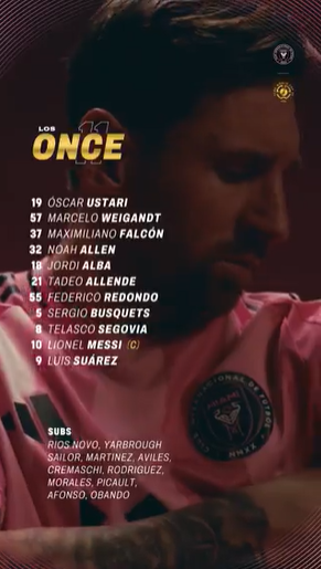 <strong>تشكيل إنتر ميامي الأمريكي ضد باريس سان جيرمان في كأس العالم للأندية 2025</strong>