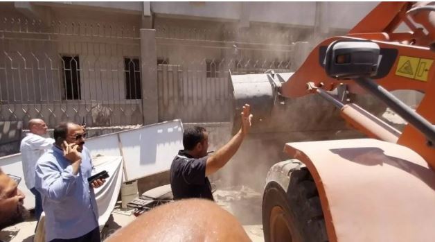 <strong>جانب من تنفيذ الحملة </strong>