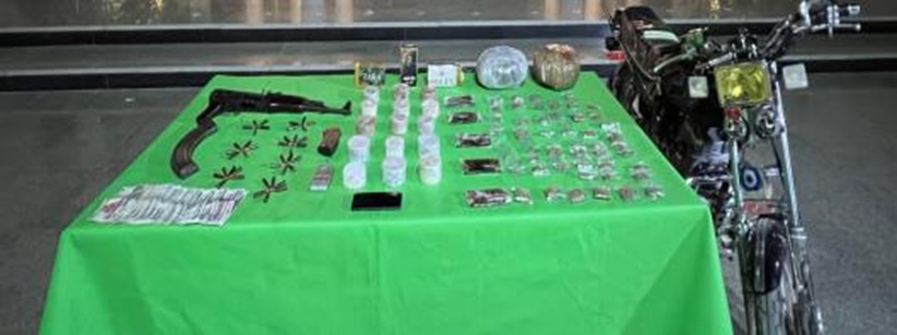 مضبوطات تشكيل عصابي