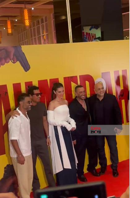 السقا وفهمي يحتفلان بالعرض الخاص لـ فيلم أحمد وأحمد إخراج أحمد نادر جلال