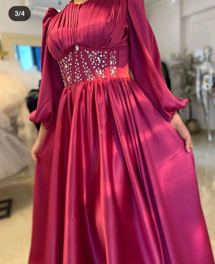 أجمل فساتين السهرة للمحجبات 2025