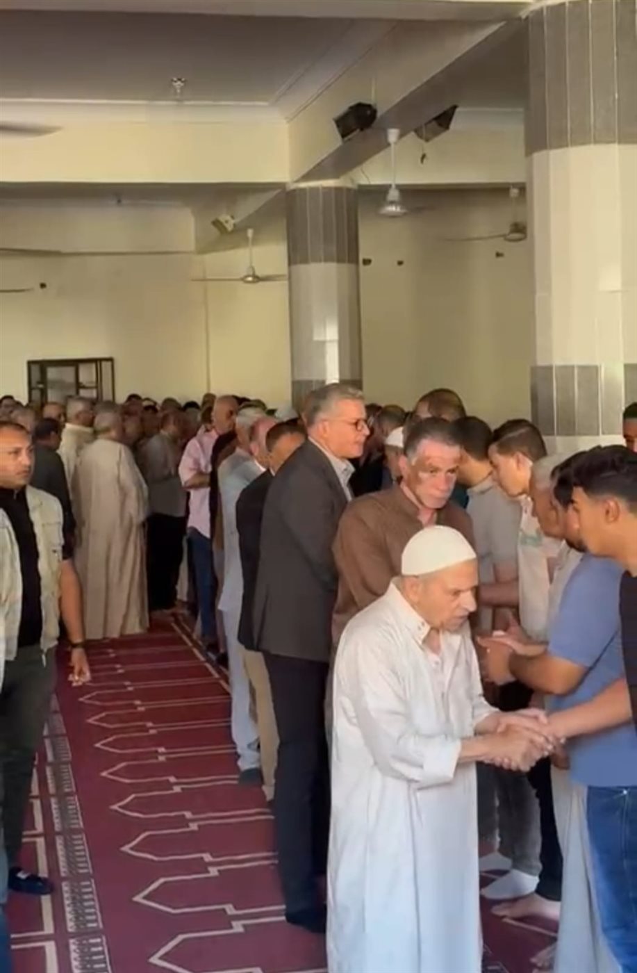 وزير البترول أثناء تقديم واجب العزاء بالغربية