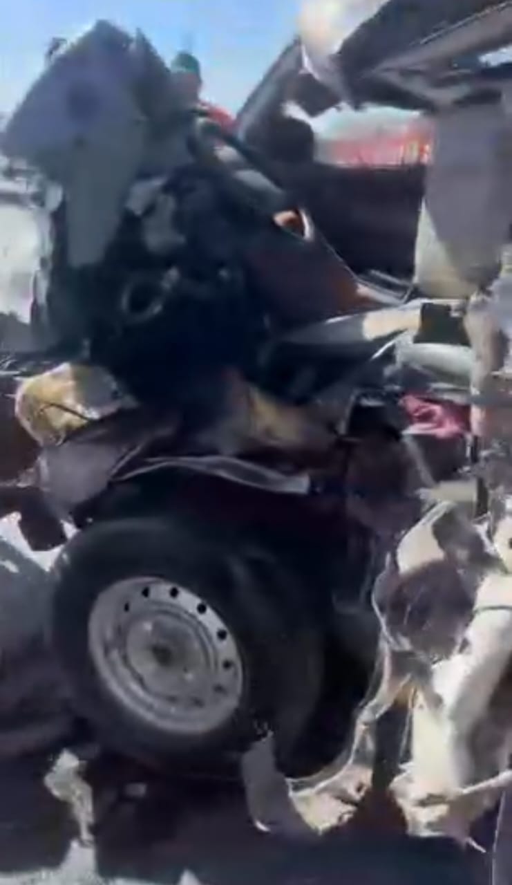 <strong>حادث مروع على الطريق الدولي بدمياط الجديدة</strong>