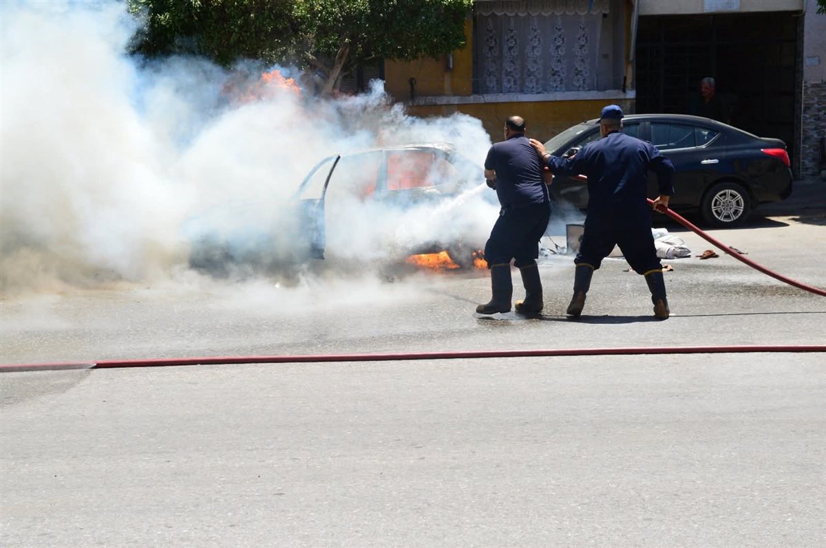 حريق ببورفؤاد 