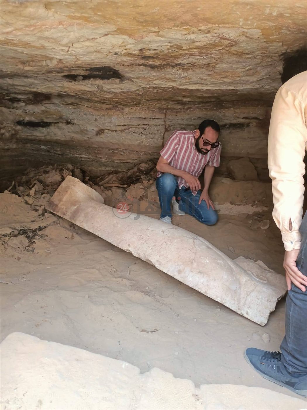 صور جديدة لـ الكشف الأثري بـ ضريح الآغاخان بأسوان