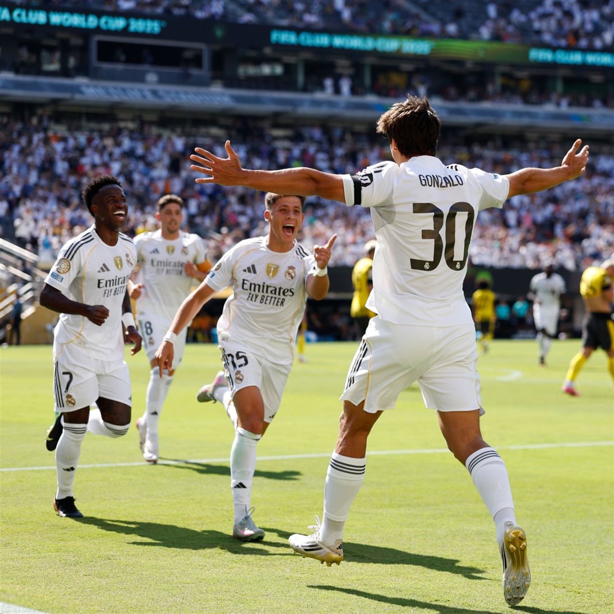 <strong>مباراة ريال مدريد وبوروسيا دورتموند في الدور ربع النهائي لبطولة مونديال الأندية 2025</strong>