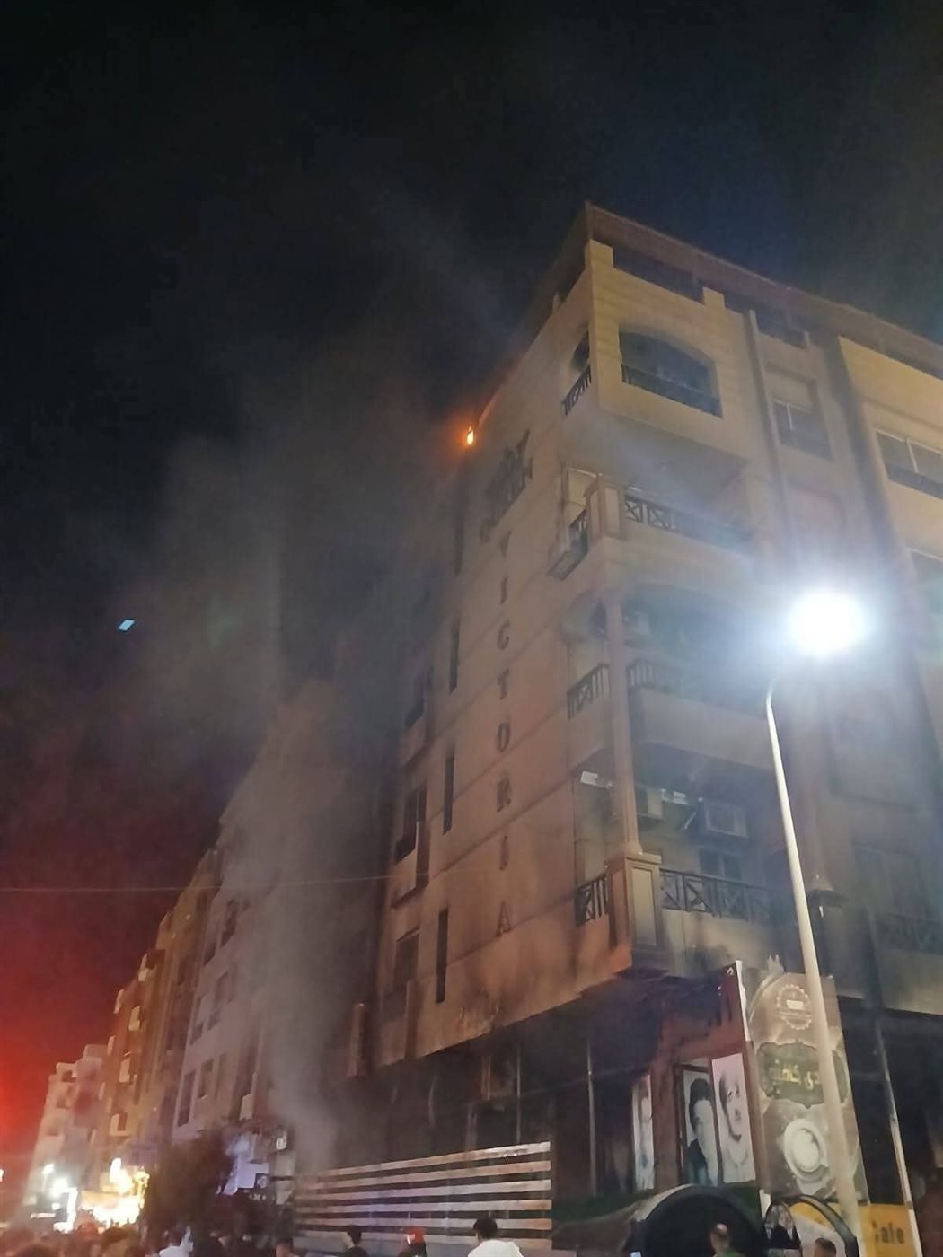 السيطرة على حريق الكوثر