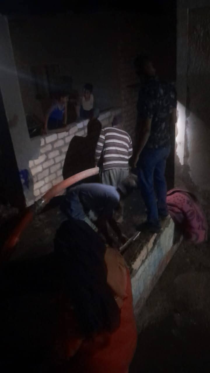 إزالة المياه من المنازل