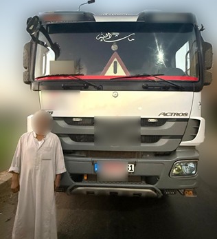 القبض على سائق نقل سار عكس الاتجاه بطريق بالدقهلية 