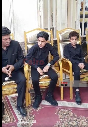 اللقطات الأولى من عزاء الفنان أحمد عامر بحضور نجوم الفن