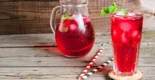 مكونات مشروب الكركديه بالليمون