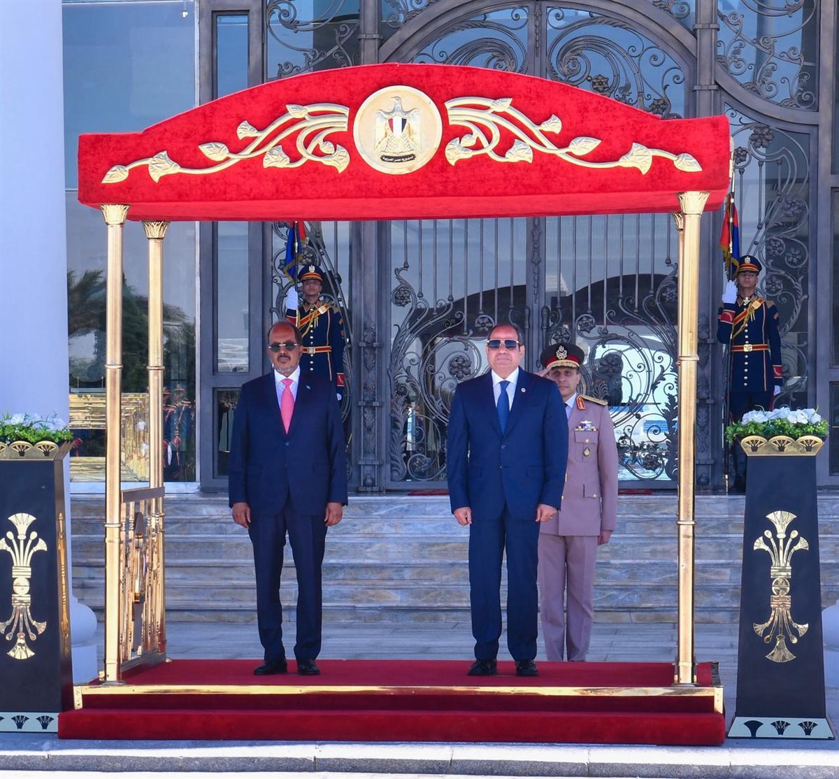 السيسي ورئيس الصومال
