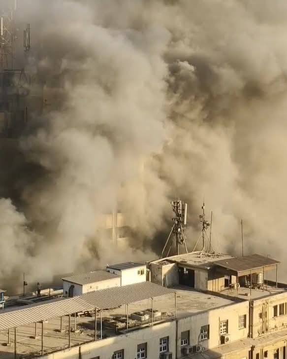 حريق سنترال رمسيس