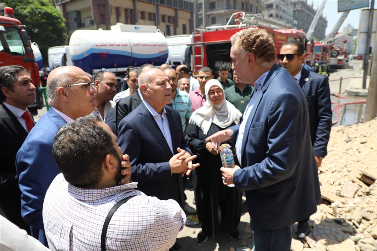 محافظ القاهرة خلال التفقد