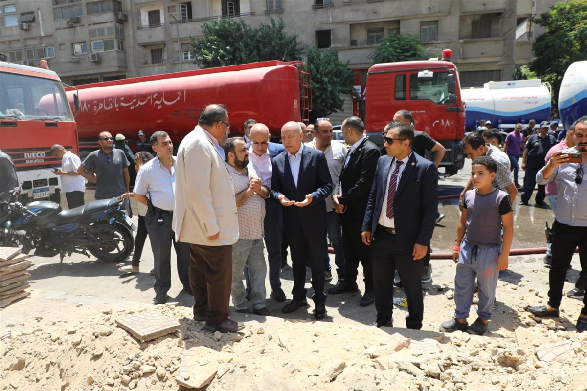 محافظ القاهرة خلال التفقد