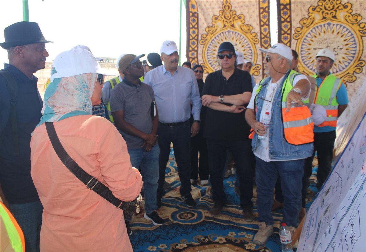 وفد افريقي يتفقد مشروعات مياه بالأقصر