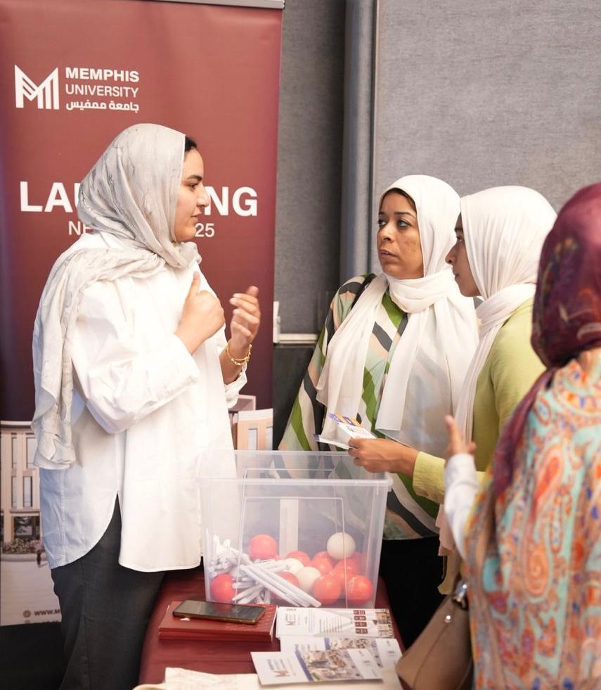 جامعة ممفيس تشارك في معرض IG Club للتعريف ببرامجها الأكاديمي