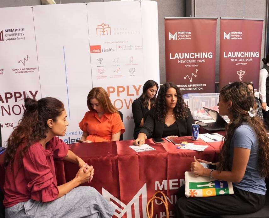 جامعة ممفيس تشارك في معرض IG Club للتعريف ببرامجها الأكاديمي