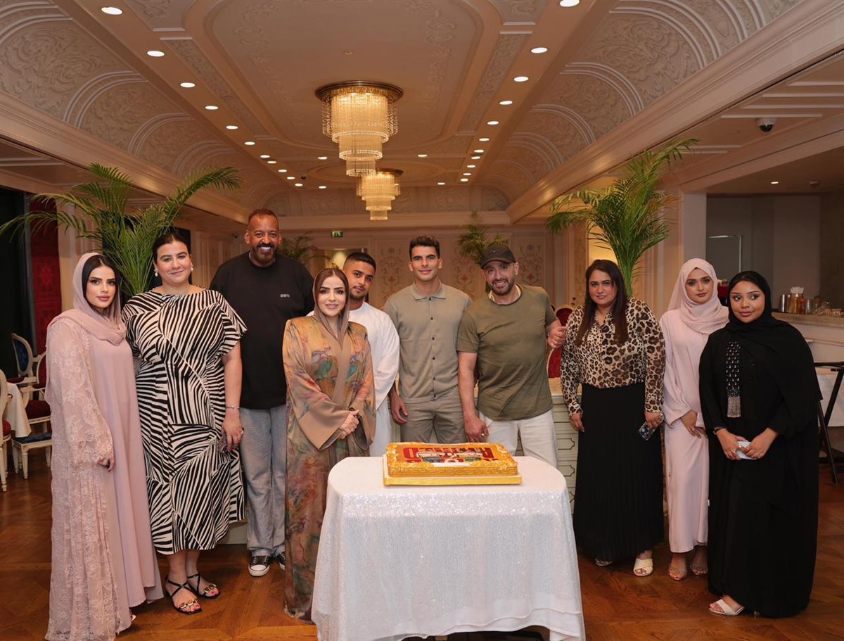 زيزو والسقا في فندق Palazzo Versace Dubai بالعاصمة الإماراتية دبي