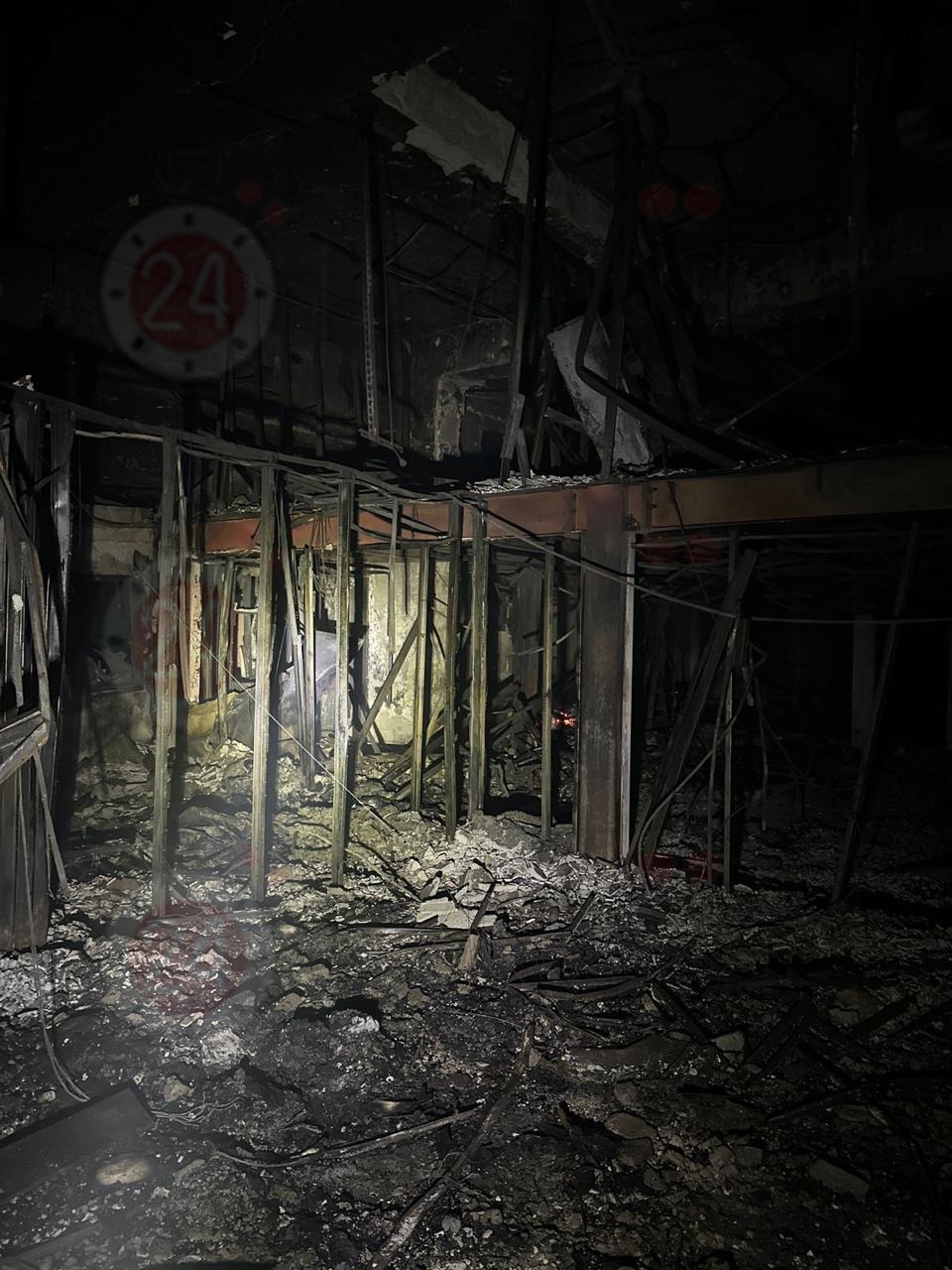 حريق سنترال رمسيس 