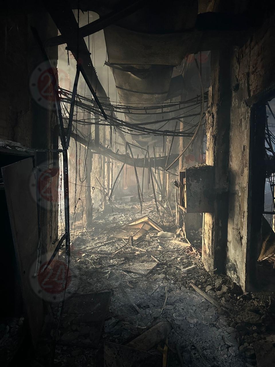 دمار كبير داخل سنترال رمسيس 