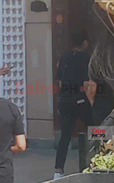 لقطات لـ روبي من وداع طليقها الراحل سامح عبد العزيز في مسجد الشرطة بالشيخ زايد