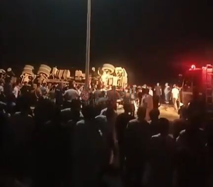 جانب من الحادث 