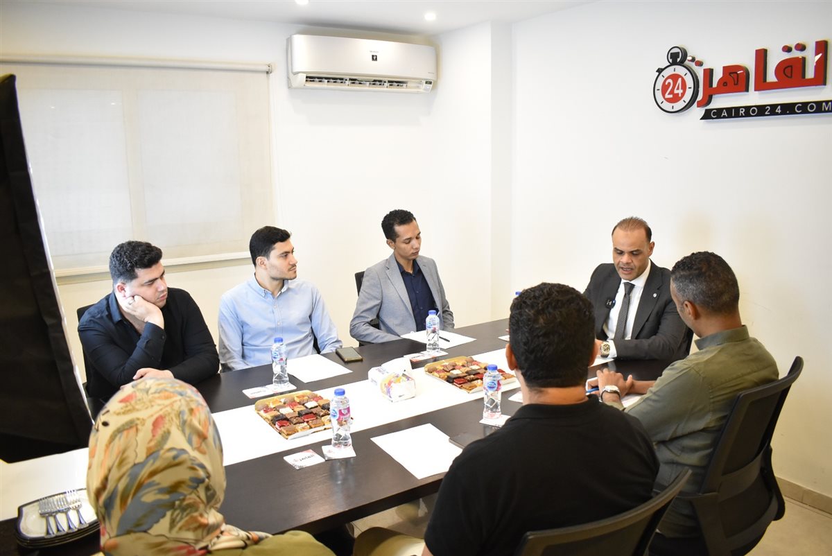 السفير حاتم رسلان يتحدث في ندوة القاهرة 24