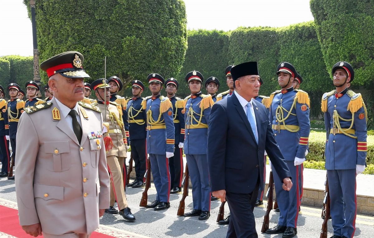 جانب من فعاليات الاستقبال