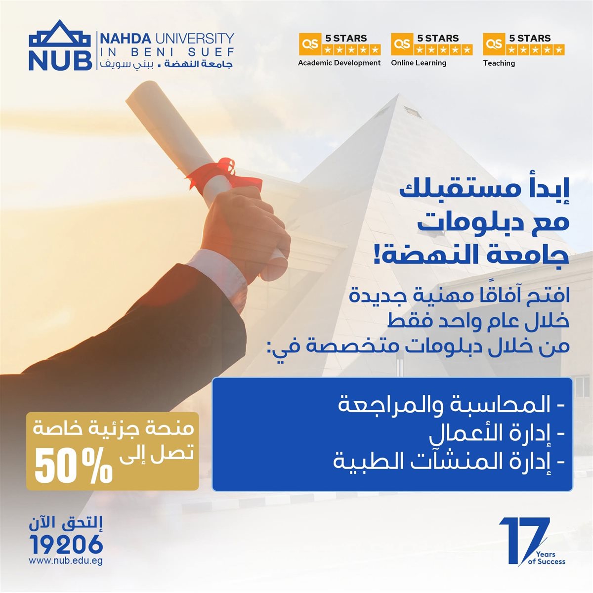 برامج الدبلومات والماجستير المهني