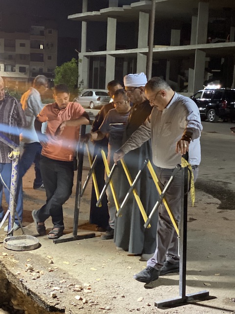 كسر خط صرف بالأقصر