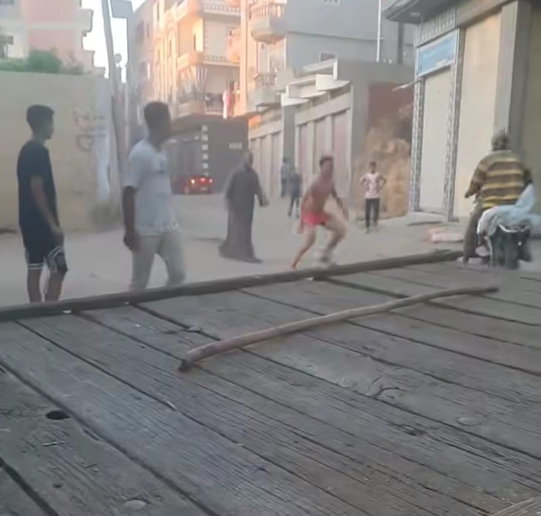 جانب من الفيديو المتداول