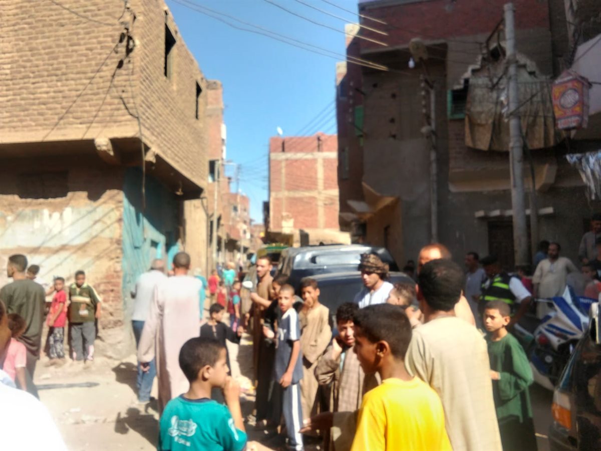 انهيار منزل بأسيوط 