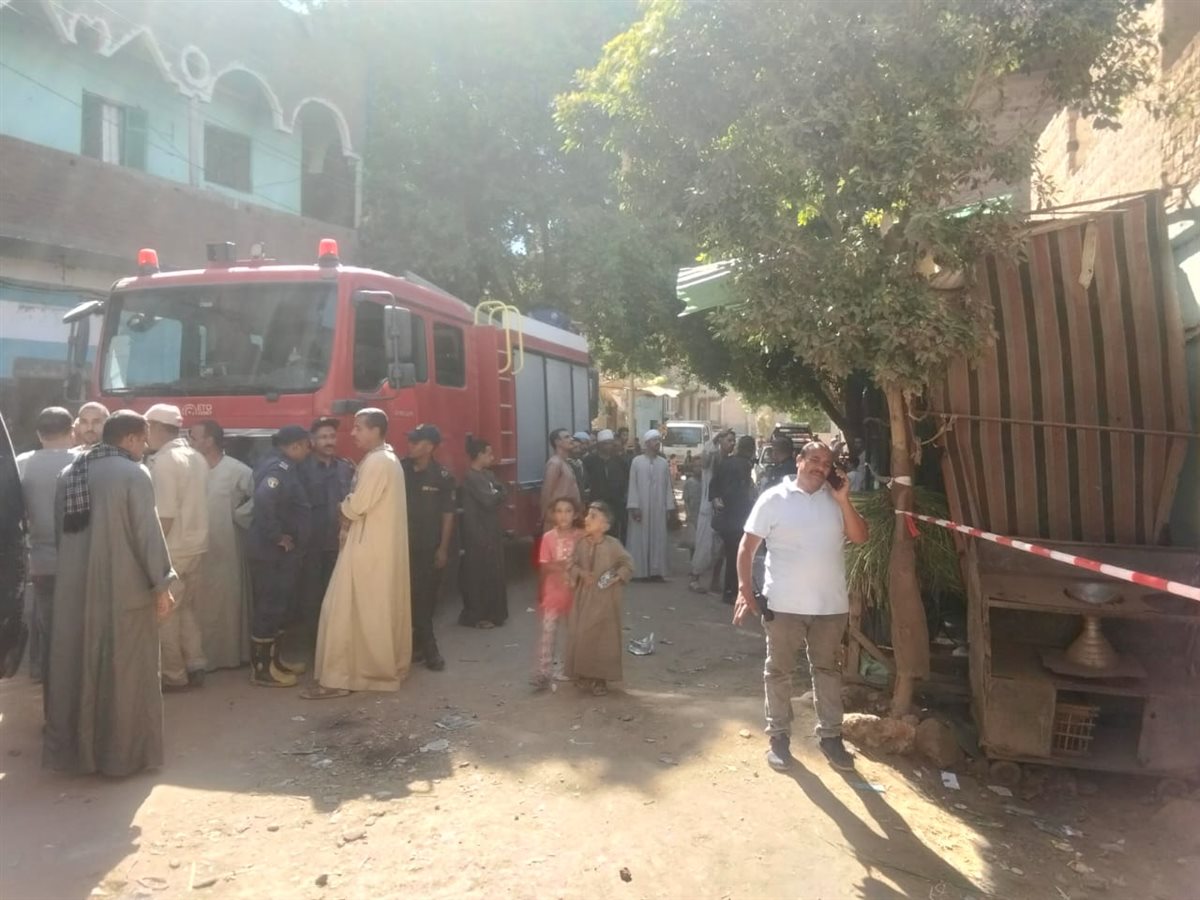 انهيار منزل بأسيوط 