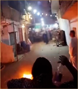 المتهمة بالتعدي على جيرانه