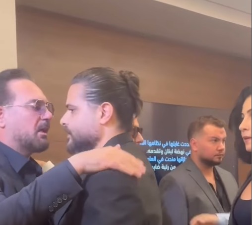 اللقطات الأولى من عزاء شقيق الفنان زياد برجي بحضور نجوم الفن