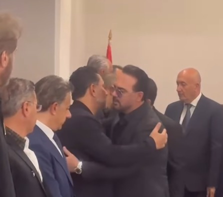 اللقطات الأولى من عزاء شقيق الفنان زياد برجي بحضور نجوم الفن