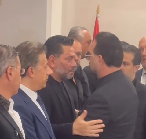 اللقطات الأولى من عزاء شقيق الفنان زياد برجي بحضور نجوم الفن